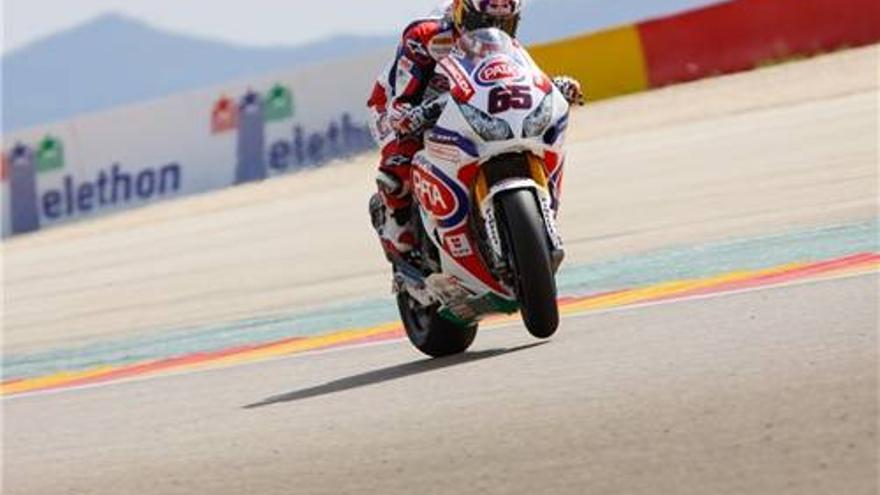 Jonathan Rea, el más rápido de la primera jornada en Motorland Aragón