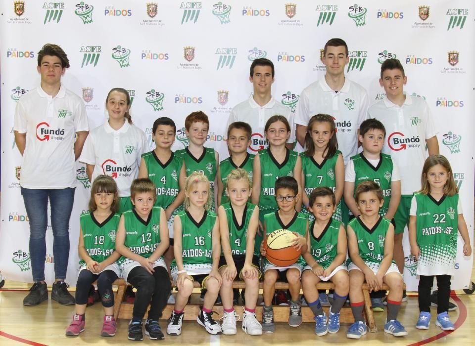 El teu equip. ASFE, Paidos i Escola de Bàsquet San