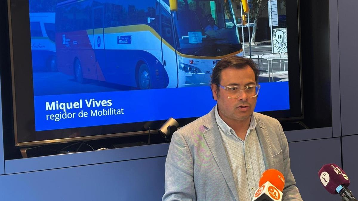 El regidor de Mobilitat, Miquel Vives