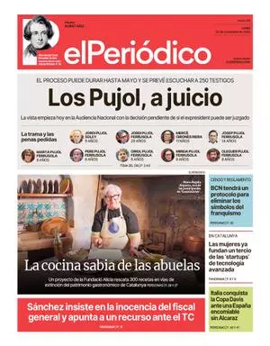 La portada de EL PERIÓDICO del 24 de noviembre de 2025