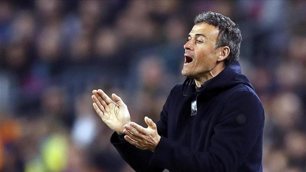 Luis Enrique, entrenador del Barcelona