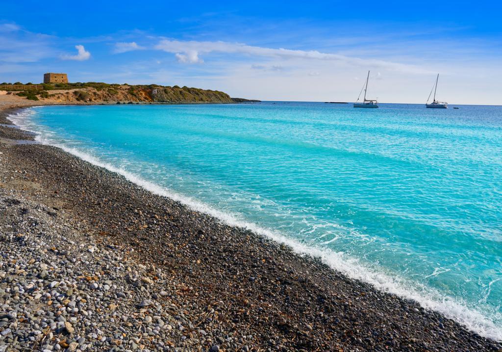 Las playas de Tabarca constituyen uno de sus principales atractivos.