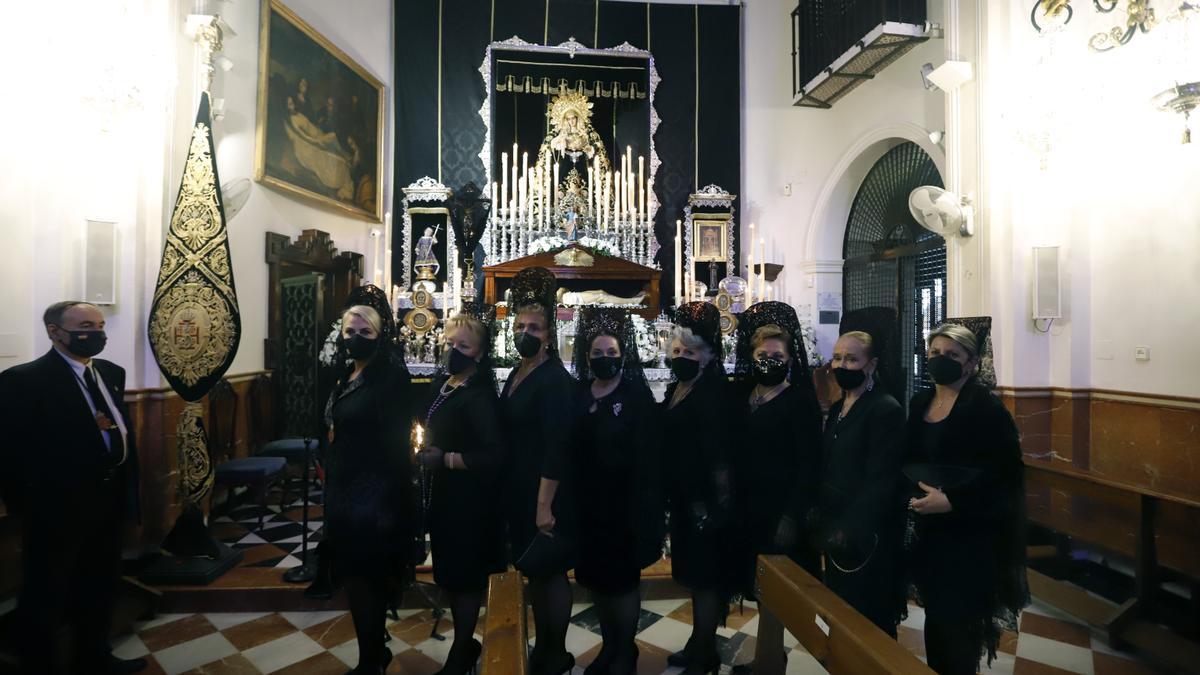 Exposición de los titulares del Sepulcro en la iglesia del Cister