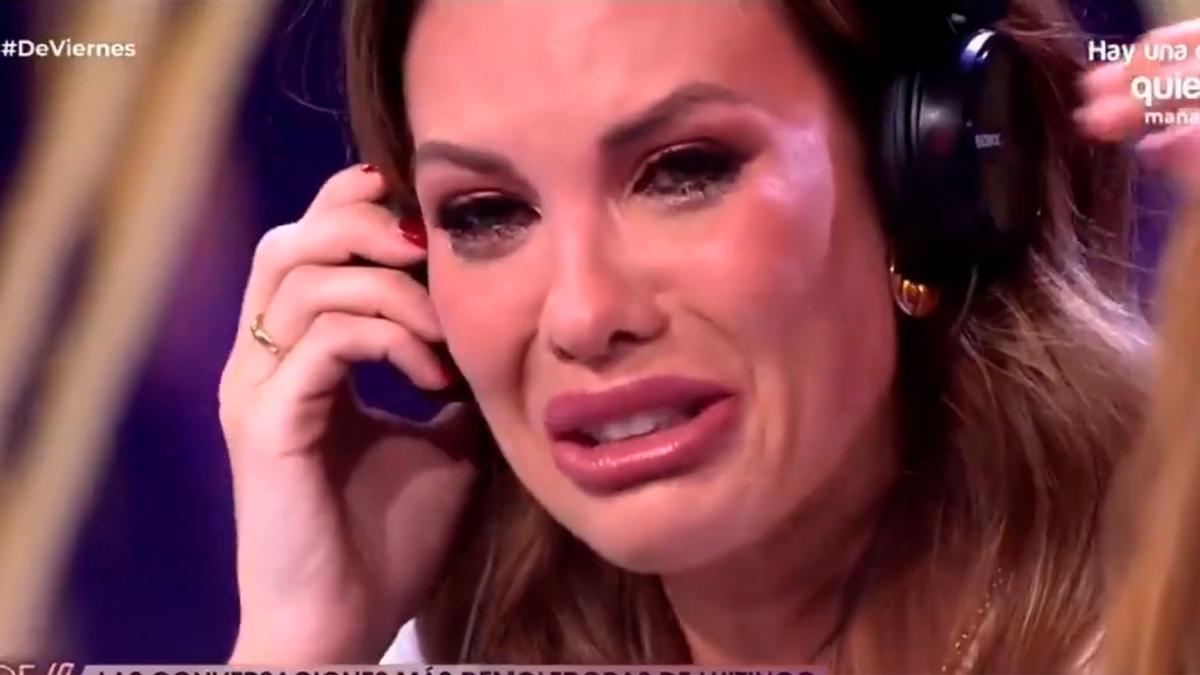 Jessica Bueno llora de desesperación tras filtrarse audios de Luitingo: "¿Cómo puede decir esas cosas de mí y de mis hijos?"