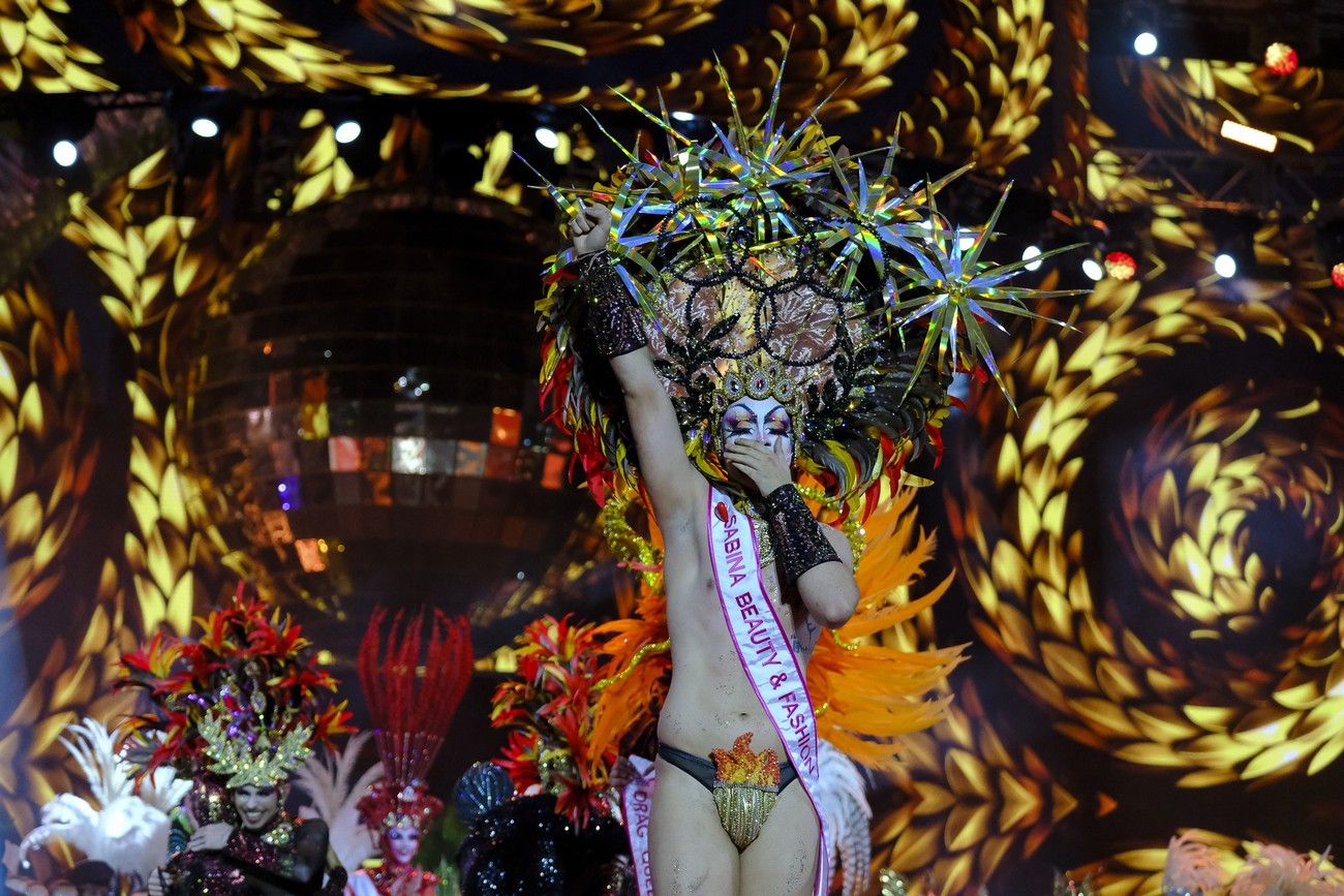 Shíky, drag Queen del Carnaval de Las Palmas de Gran Canaria 2023: coronación y actuación final