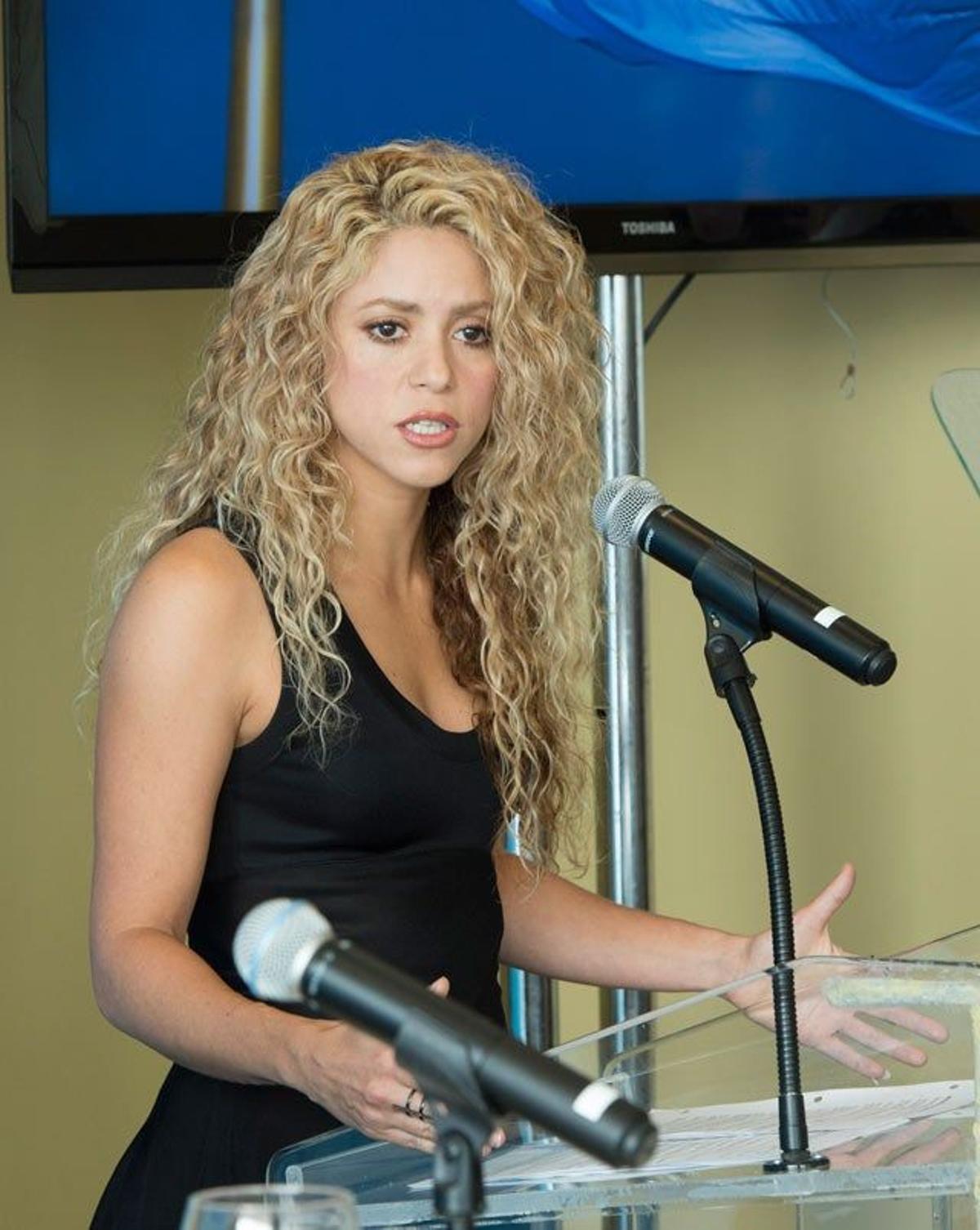 Shakira, como embajadora de UNICEF, se reunió con Ban Ki-Moon en la sede de la ONU en Nueva York