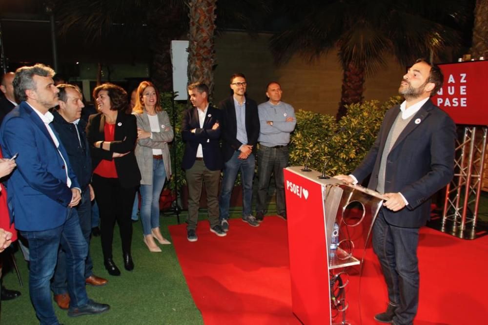 Acto del PSOE en el Muelle Uno