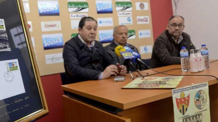 Alejandro Estévez (izq.), José Barrez y José Manuel Fernández Morgade. // Brais Lorenzo