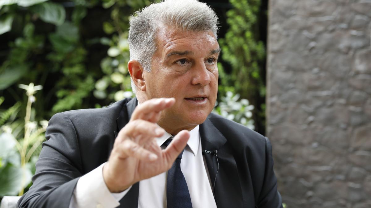 Laporta: Según normas del 'fair play' financiero español no podemos fichar