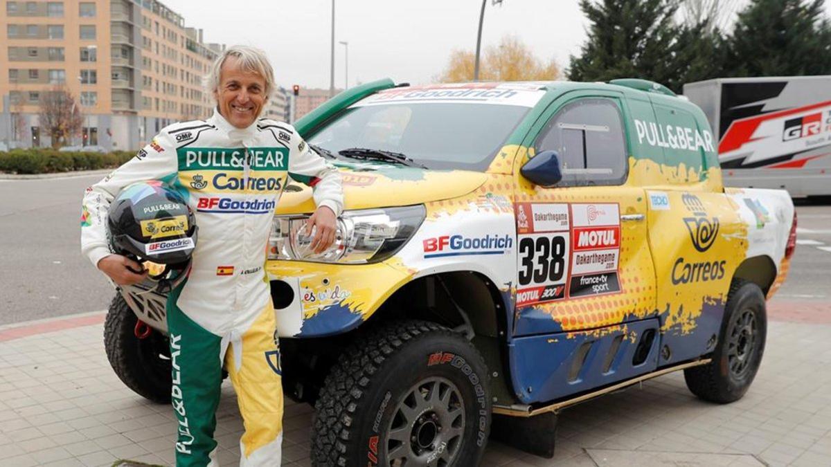 Jesús Calleja, listo para su tercer Dakar