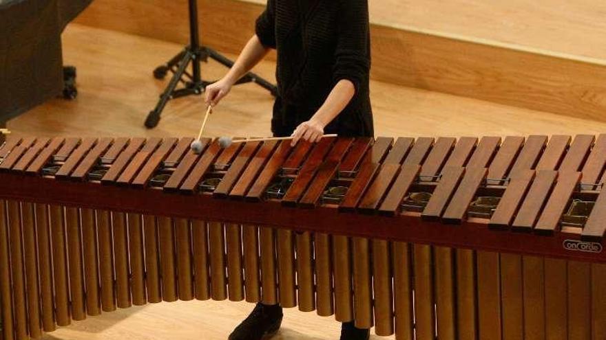 La percusión suena en el Conservatorio