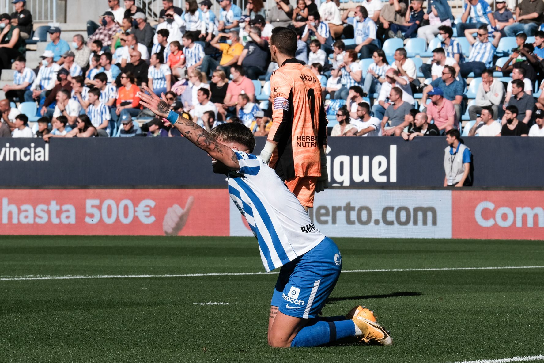 Las imágenes del Málaga CF - Real Valladolid