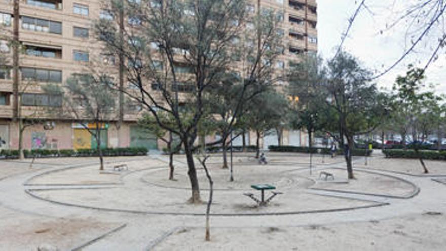 El parque Manuel Granero, objeto de polémica.