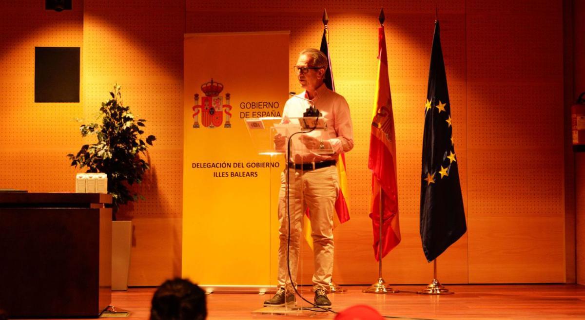 Miquel Tortella, el sobrino nieto de Aurora Picornell, pronunció unas palabras de agradecimiento. | ZAFIRUS