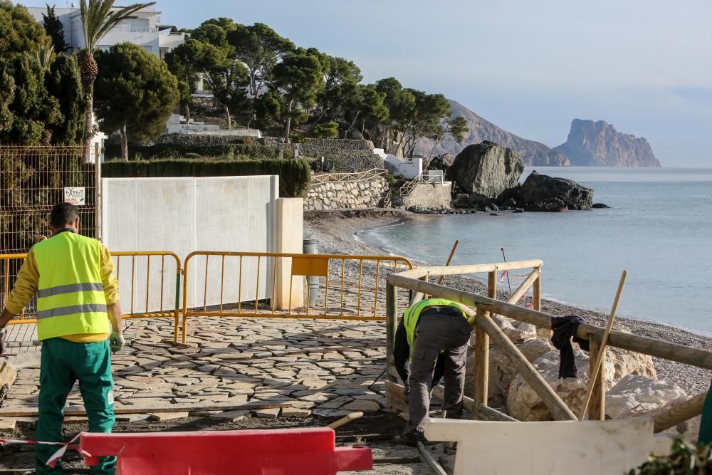 Visita obras Cap Negret Altea