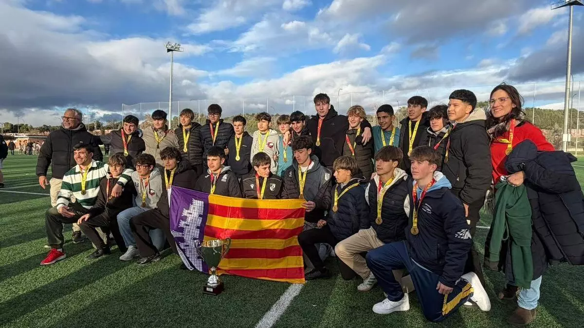 El rugby de base balear triunfa en los Campeonatos de España