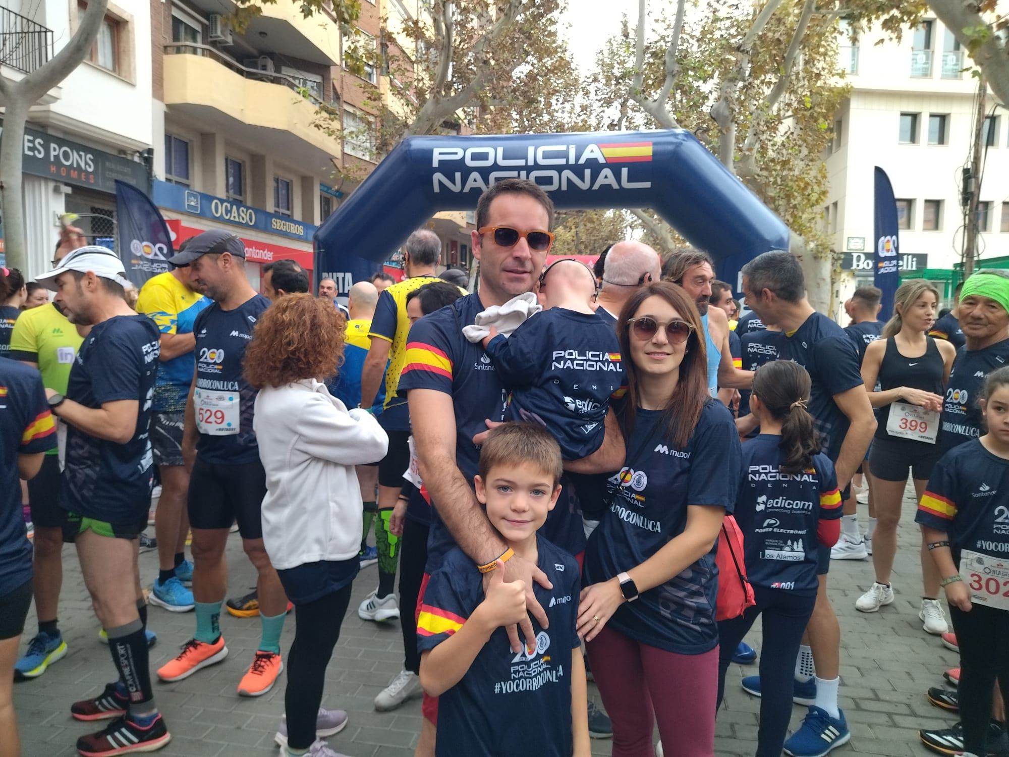 Marea solidaria: Dénia corre por Luca (imágenes)