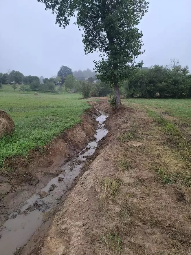 La Granda gana seguridad ante las lluvias tras el acondicionamiento de la riega de Cuencu