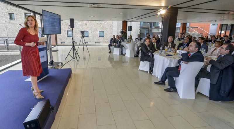 28/0172019 LAS PALMAS DE GRAN CANARIA. Foro Prensa Ibérica con la Consejera de Hacienda del Gobierno de Canaria, Rosa Dávila. FOTO: J. PÉREZ CURBELO  | 28/01/2019 | Fotógrafo: José Pérez Curbelo