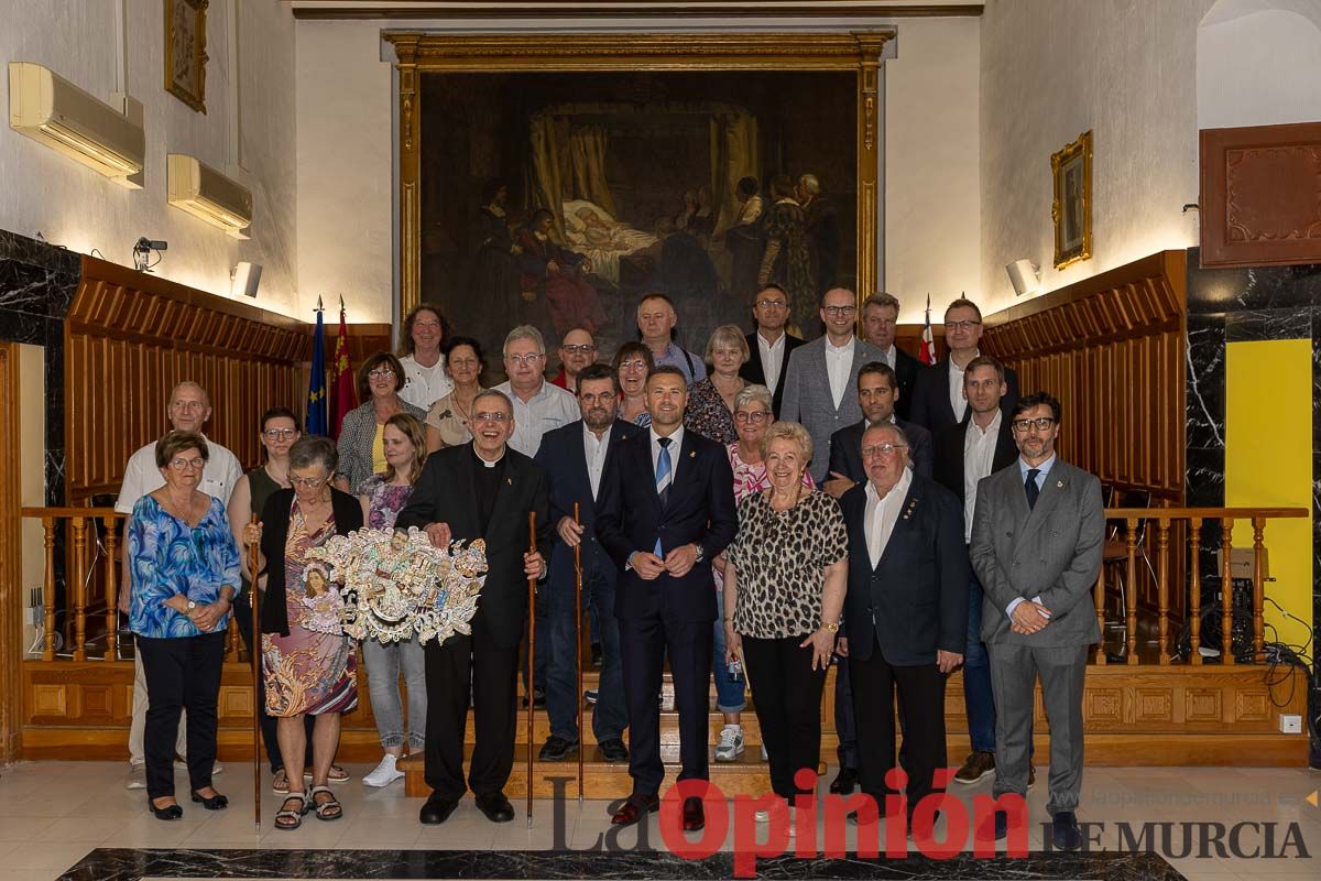 Recepción en Caravaca a la ciudad hermana de Obertshausen