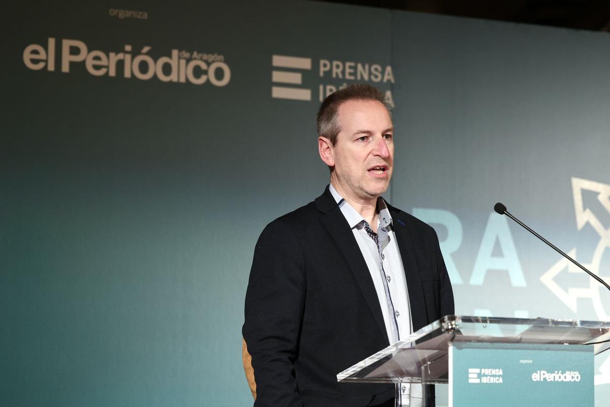Ricardo Barceló, director de EL PERIÓDICO DE ARAGÓN, dio la bienvenida a los asistentes al II Foro Aragón Exporta.