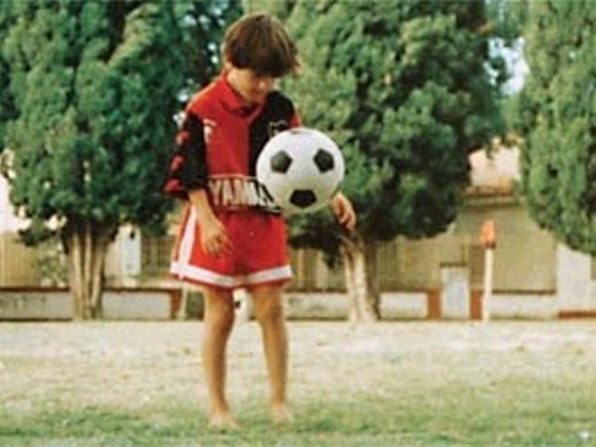 El amor de Messi por el fútbol, desde bien pequeño