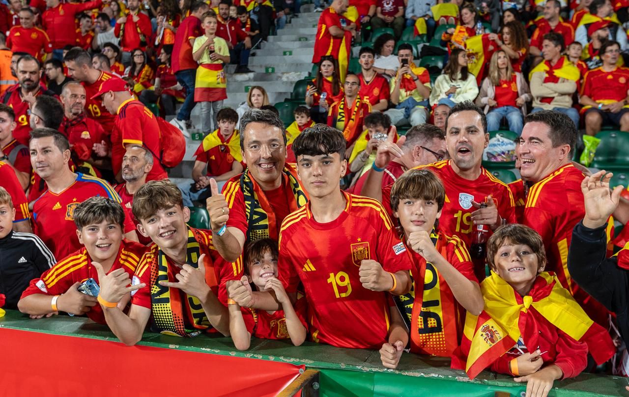 España - Georgia, en imágenes