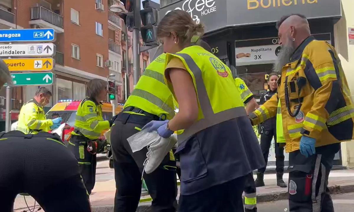 Atropello a una mujer de 80 años