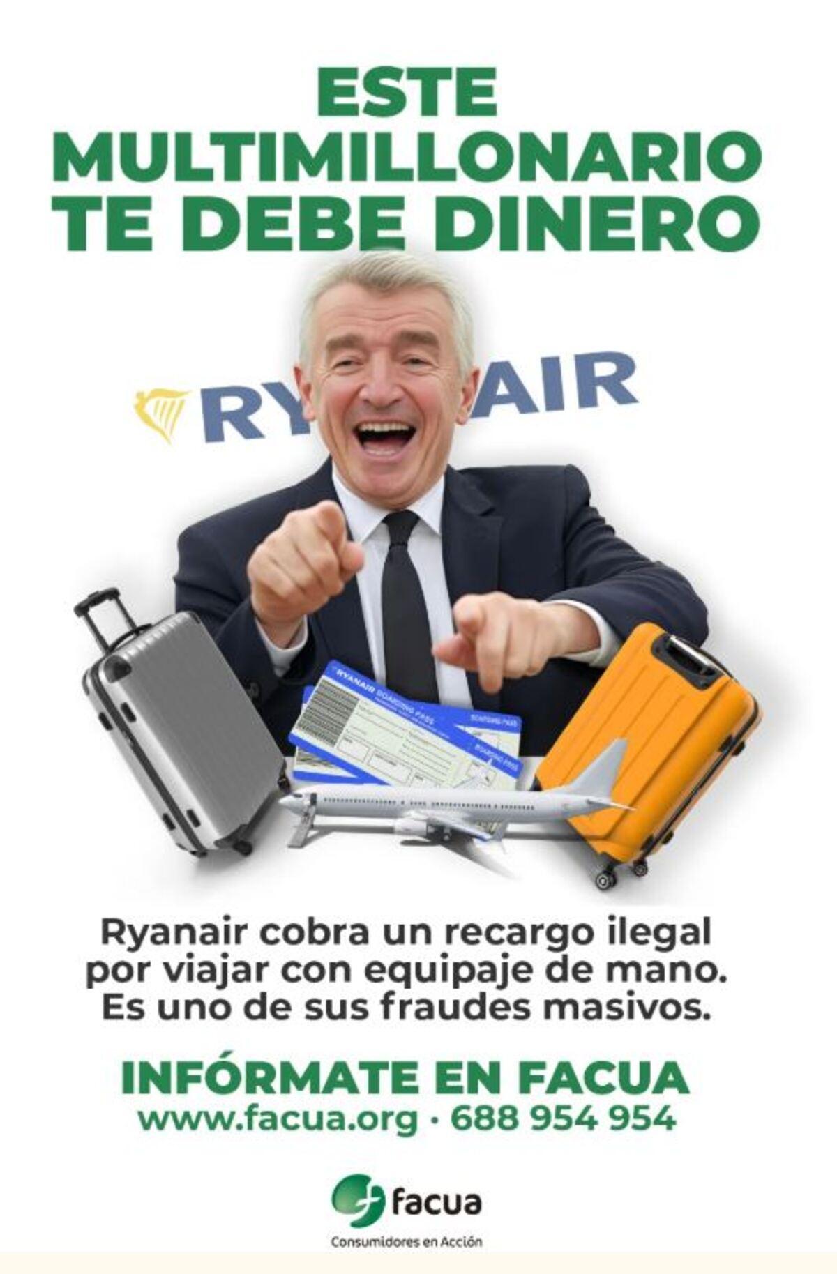 El cartel de Facua
