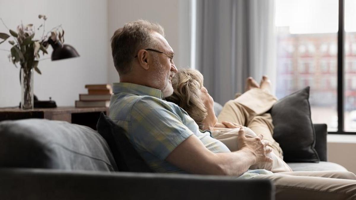 Una pareja de la tercera edad.