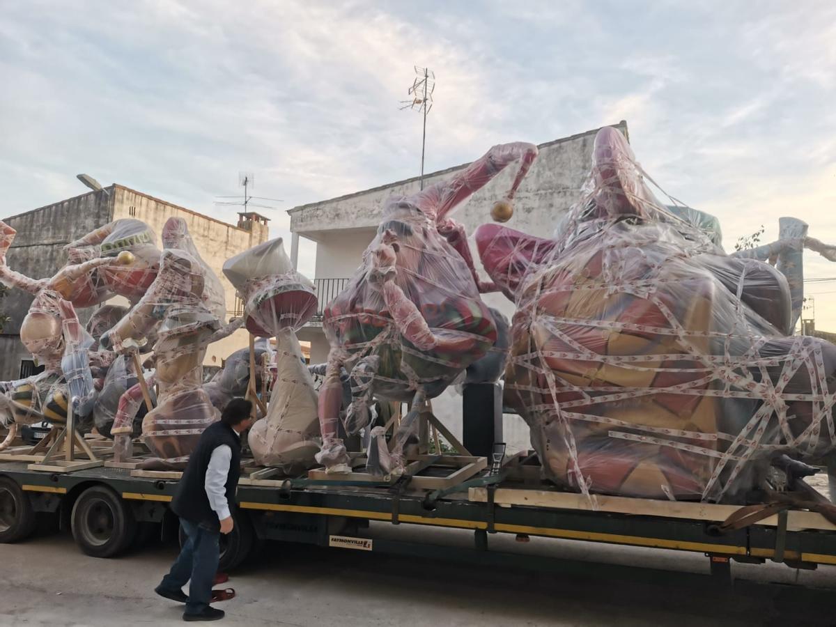 Salida de fallas del taller de Martínez Vello