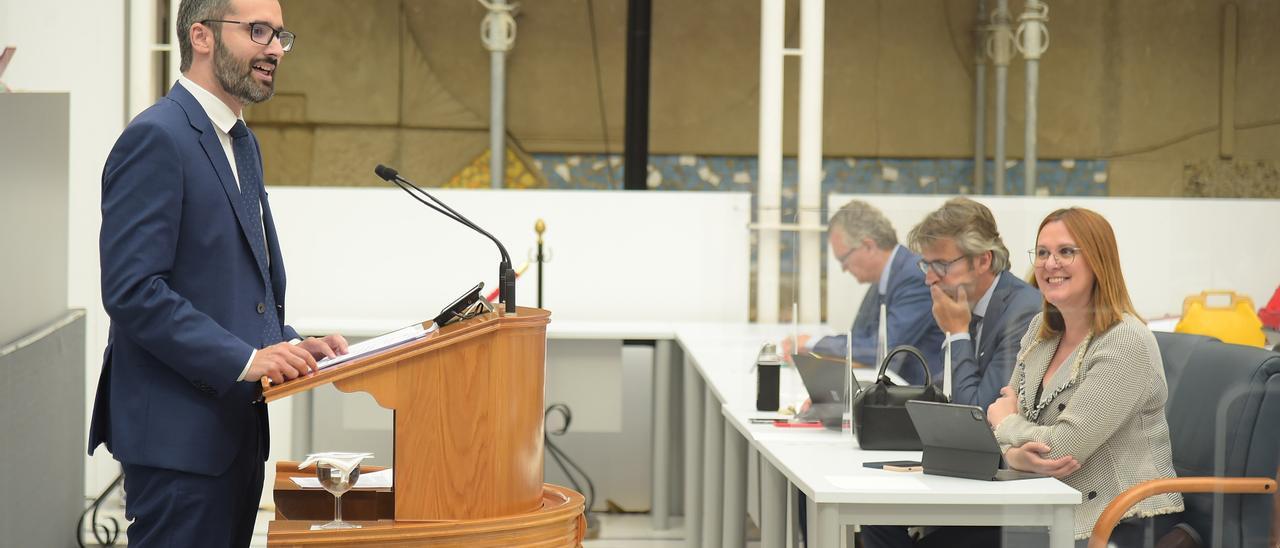 Francisco Lucas, ayer en la Asamblea