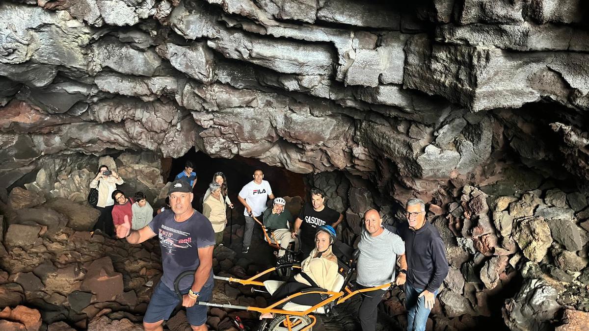 Cueva de los Verdes sin barreras: primera ruta adaptada en Lanzarote