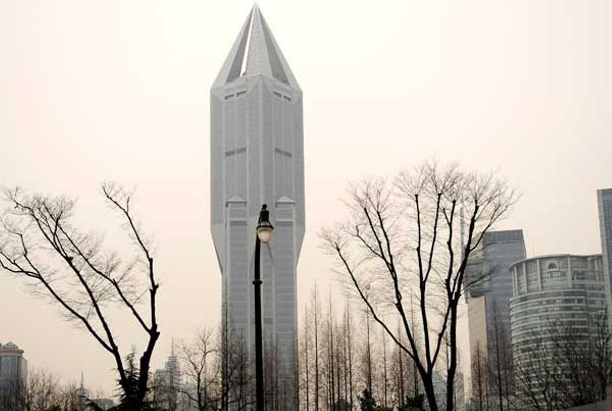 Rascacielo en la Plaza del Pueblo, Shanghai