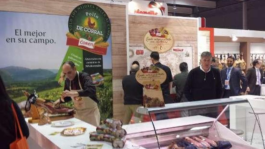 Imagen del stand de Coren en el salón Alimentaria.