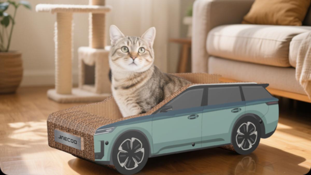 Mascota en el Jaecoo 5 para gatos