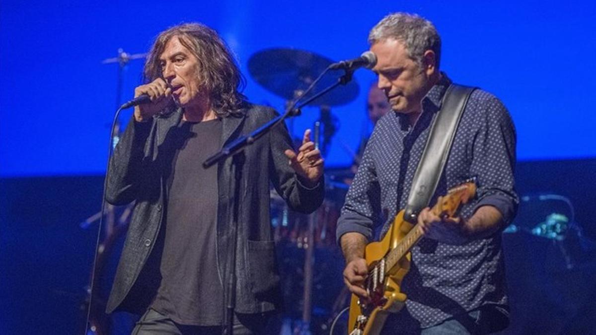 Gerard Quintana y Josep Thio, en el concierto de Sopa de Cabra en el Liceu.