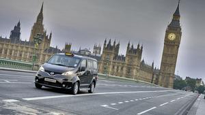 Un modelo de taxi de Londres, el NV200, es de fabricación barcelonesa