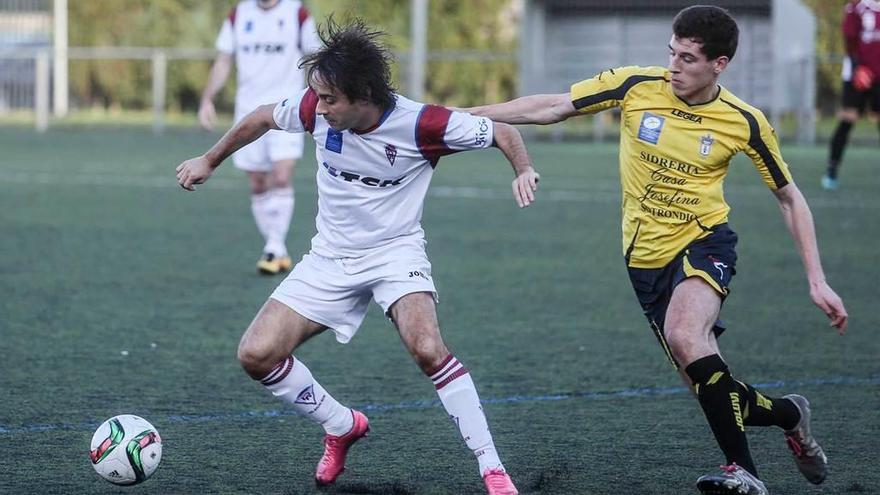 Acción del partido entre el Roces y el San Martín.