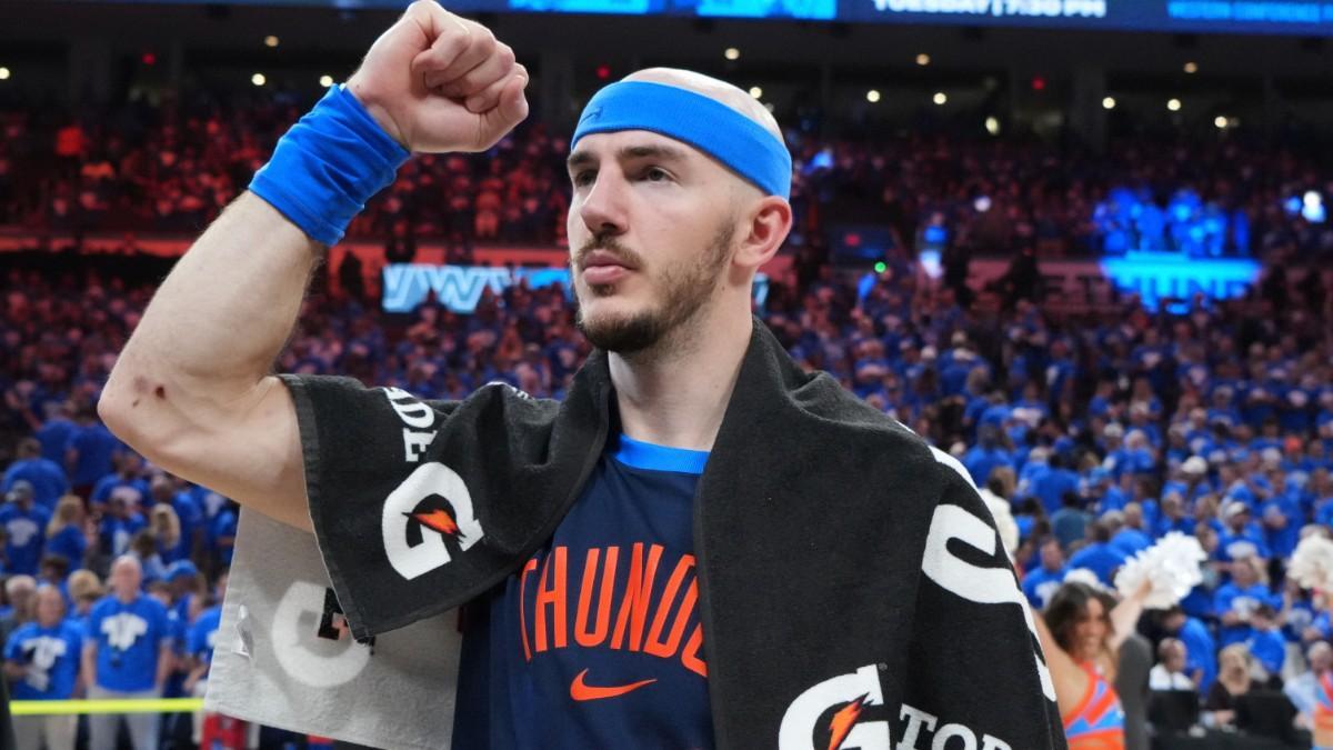 Alex Caruso, one of Oklahoma City Thunder