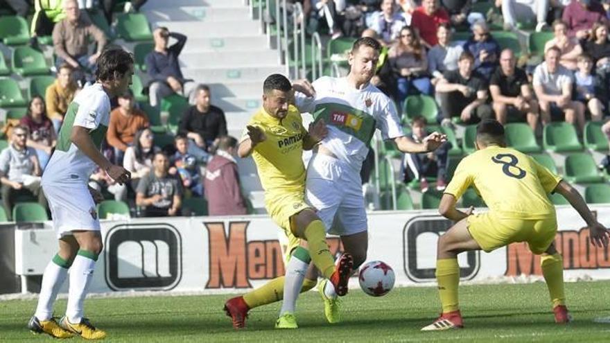 El Villarreal B no supo rematar la faena en Elche