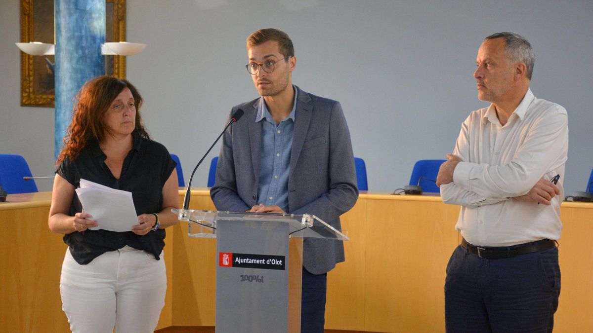 Imatge de la presentació de la iniciativa, aquest matí.