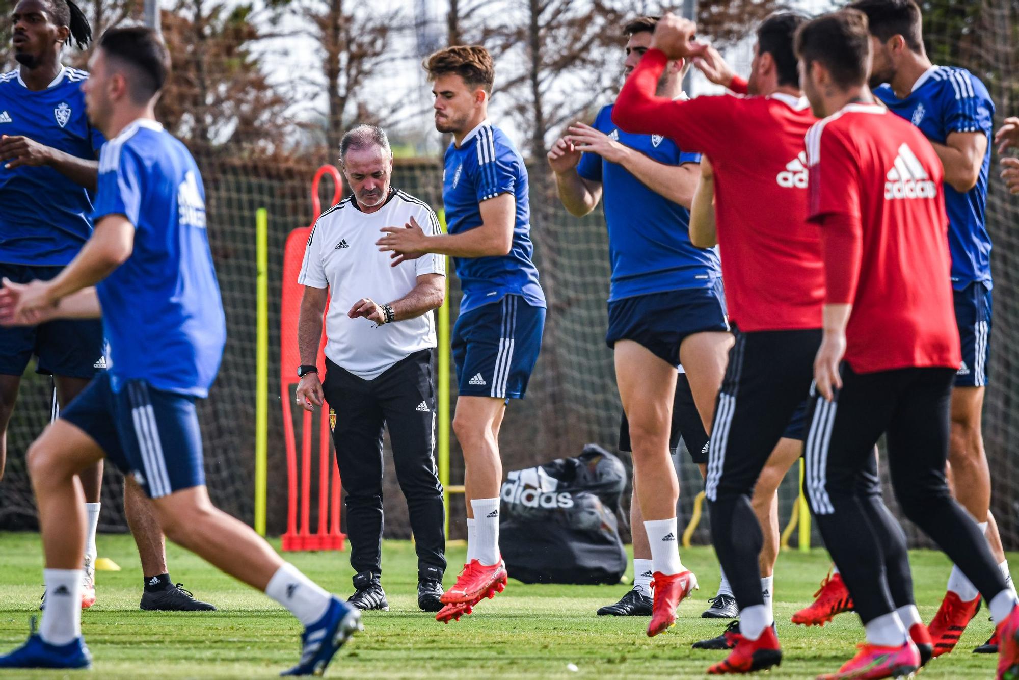 Segundo entrenamiento del Real Zaragoza en las instalaciones del las instalaciones de Pinatar Arena