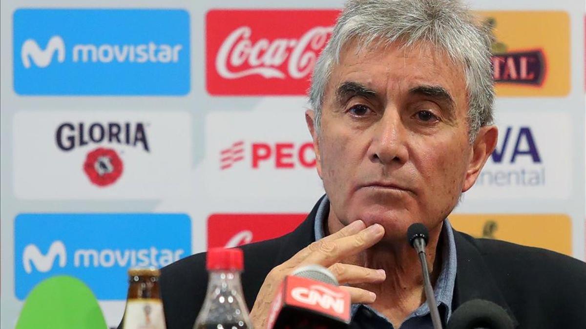 Juan Carlos Oblitas es el gerente deportivo de la Federación Peruana