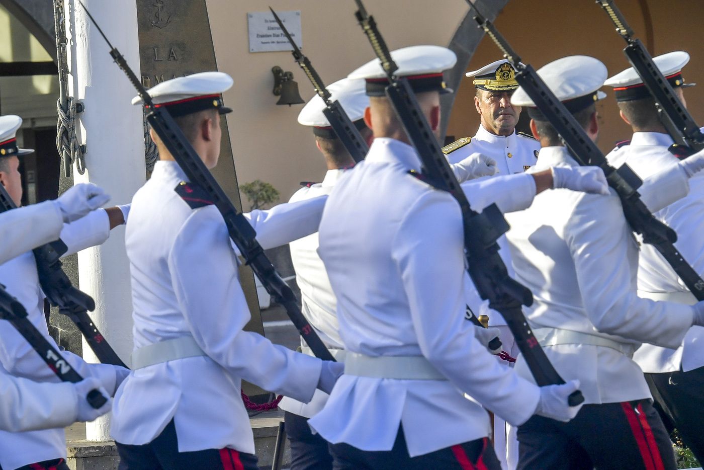 Toma de posesión de Santiago de Colsa, nuevo comandante almirante del Mando Naval de Canarias