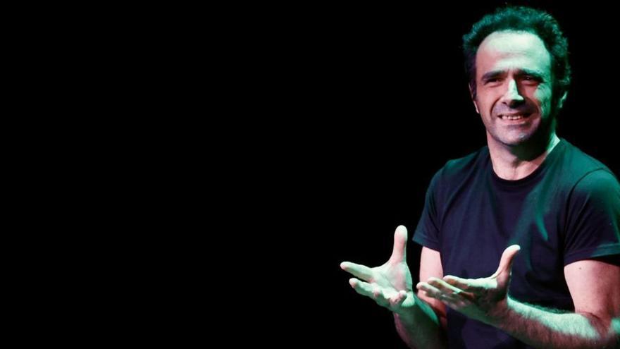 Xavo Giménez, ayer, en «Yo soy 451». | MIKI LÓPEZ