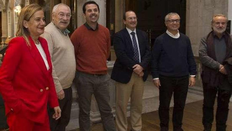 Silva y Mosquera, con la delegación cordobesa. // G.S.