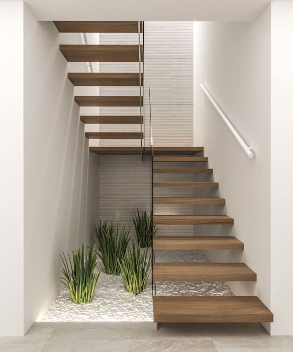 Escaleras del interior de la vivienda