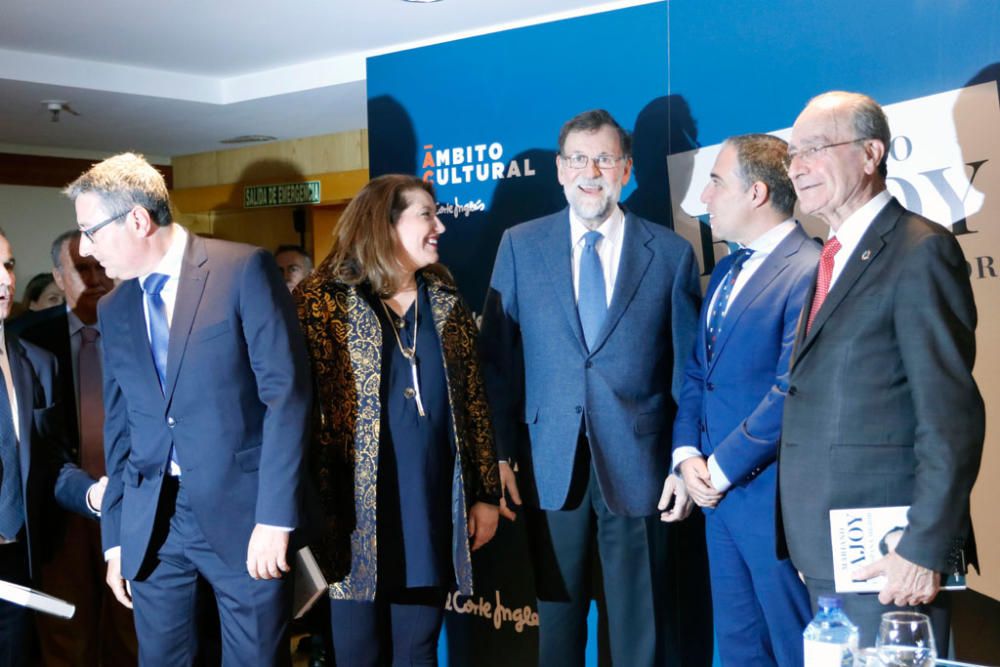 Firma de libros de Mariano Rajoy.