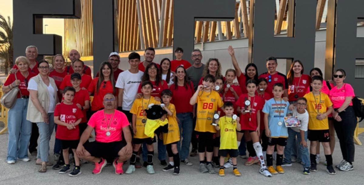 El grupo saforense desplazado a Elche